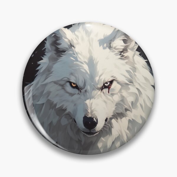 Item preview, Wolf, Big white wolf, White wolf designed and sold by PatternFly.