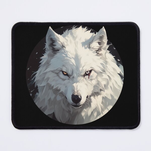 Item preview, Wolf, Big white wolf, White wolf designed and sold by PatternFly.