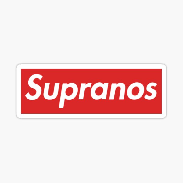 supreme sopranos box logo