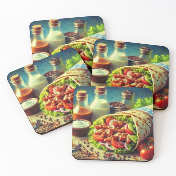 Item preview, Shawarma Impressionism Art Style designed and sold by artofuniverse.