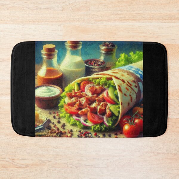 Item preview, Shawarma Impressionism Art Style designed and sold by artofuniverse.