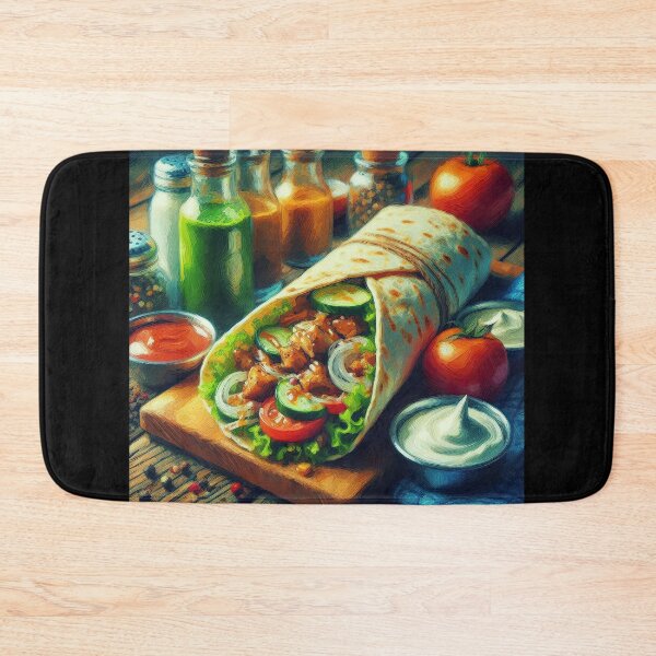 Item preview, Shawarma Impressionism Art Style designed and sold by artofuniverse.