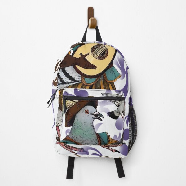 Item preview, Toss a Seed to Your Pigeon – Medieval Bard Pigeon Art designed and sold by KukitoHandmade.