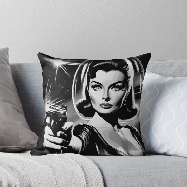 Item preview, Retro Sci-fi Pulp Woman designed and sold by PulpVintage.