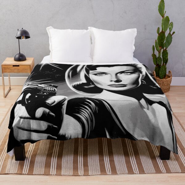 Item preview, Retro Sci-fi Pulp Woman designed and sold by PulpVintage.