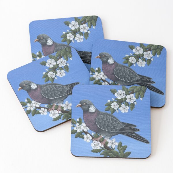 Item preview, Wood Pigeon and Hawthorn designed and sold by WolfySilver.