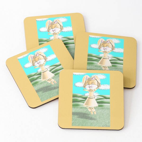 Item preview, Bunny Girl Jumping For Fun designed and sold by KJH-Art-Studios.