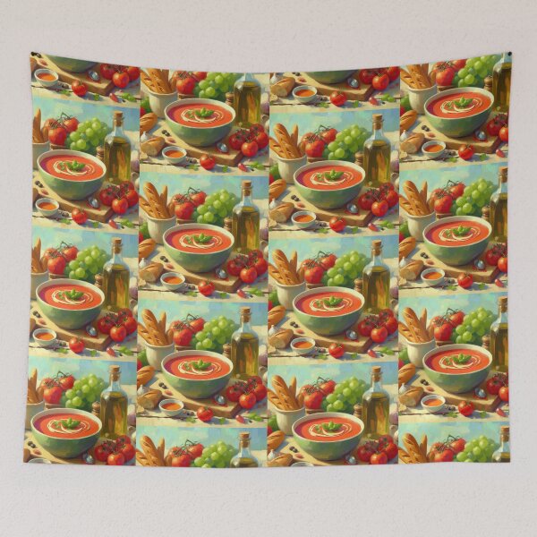 Item preview, Gazpacho Impressionism Art Style designed and sold by artofuniverse.
