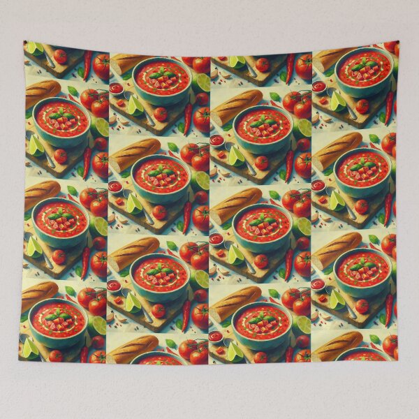 Item preview, Gazpacho Impressionism Art Style designed and sold by artofuniverse.