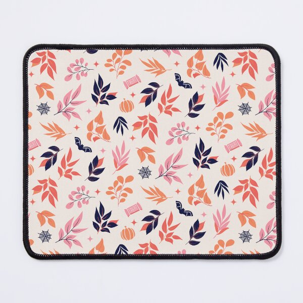 Item preview, Botanical Pattern with Subtle Spooky Halloween Vibes with Light Background designed and sold by savariamarie.