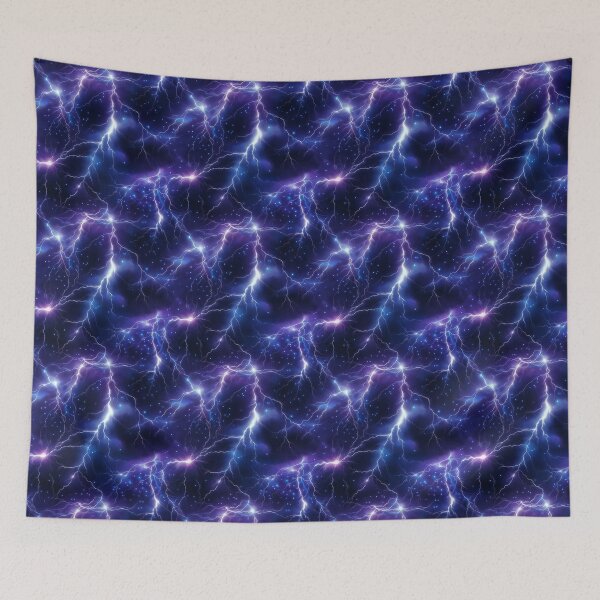 Item preview, Realistic lightnings seamless pattern designed and sold by 1enchik.
