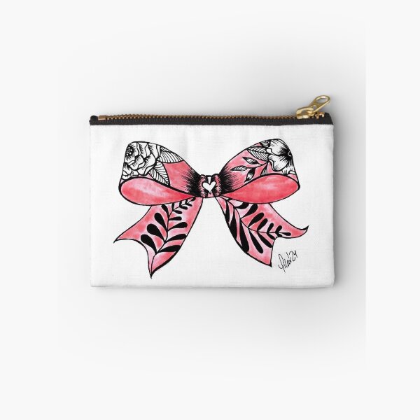 Item preview, pink bow-floral designed and sold by pilarsart.