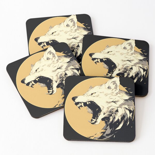 Item preview, Wolf, Big white wolf, White wolf designed and sold by PatternFly.