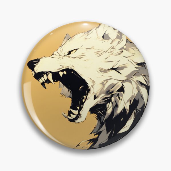 Item preview, Wolf, Big white wolf, White wolf designed and sold by PatternFly.