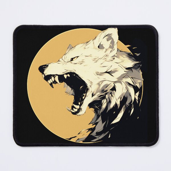 Item preview, Wolf, Big white wolf, White wolf designed and sold by PatternFly.