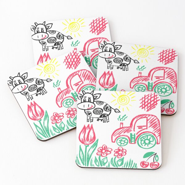 Item preview, Cute Tractor drawing designed and sold by wesdesignshop.