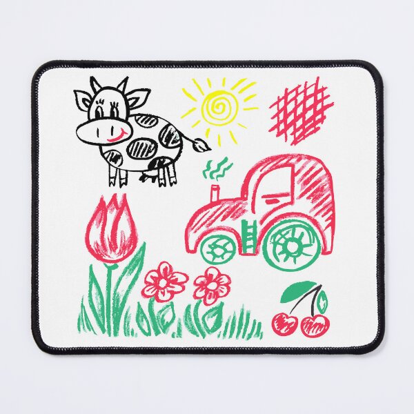 Item preview, Cute Tractor drawing designed and sold by wesdesignshop.