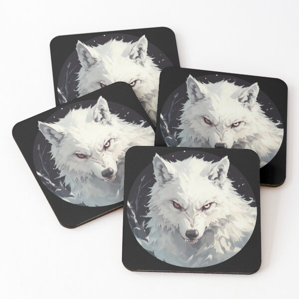 Item preview, Wolf, Big white wolf, White wolf designed and sold by PatternFly.