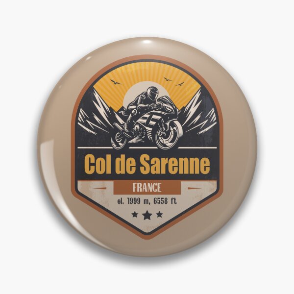 Item preview, Col de Sarenne France Motorcycling Mountain Design designed and sold by CynthiaGraphics.