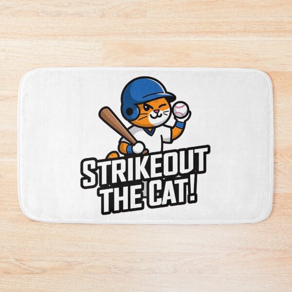 Item preview, Strikeout the cat / Baseball cat designed and sold by LostForSpace.