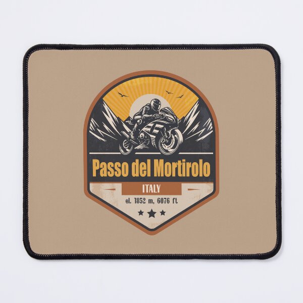 Item preview, Passo del Mortirolo Italy Motorcycling Mountain Design designed and sold by CynthiaGraphics.