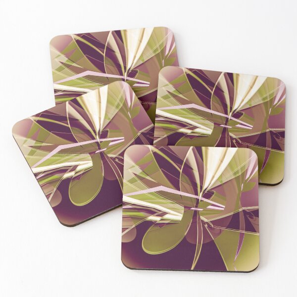 Item preview, Dynamic Lucidity Abstract by Jenny Meehan Green and Pink  designed and sold by Jenny Meehan Art Prints and Patterns  .