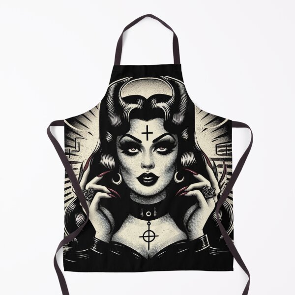 Item preview, Retro Gothic Girl designed and sold by PulpVintage.