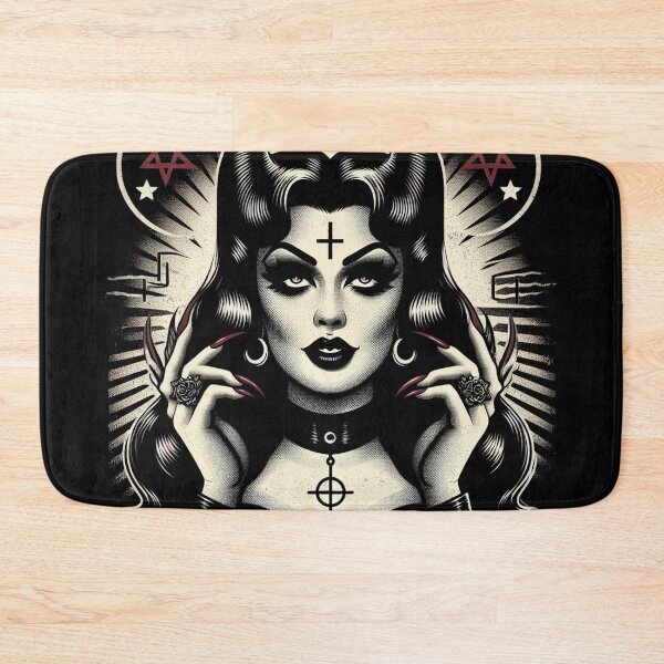 Item preview, Retro Gothic Girl designed and sold by PulpVintage.