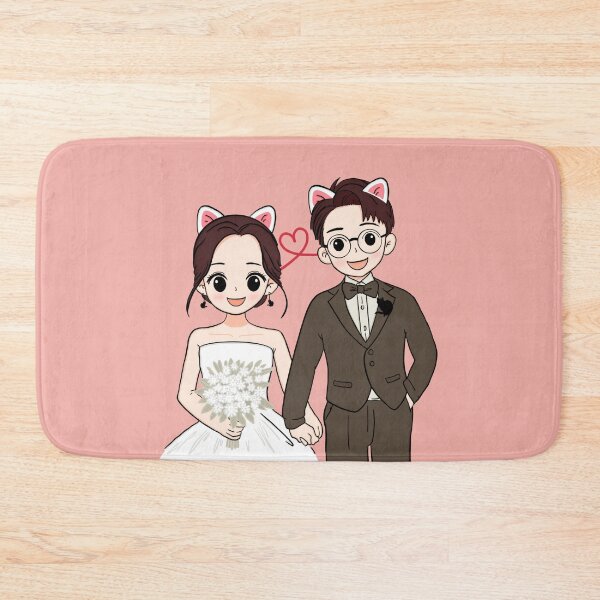 Item preview, Adorable Bride and Groom Cat-Themed Wedding designed and sold by BGMeYou.