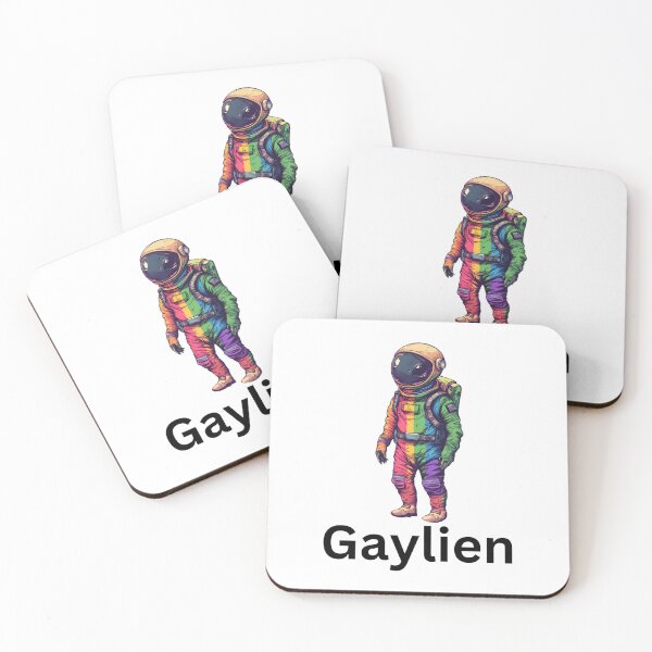 Item preview, Gaylien Rainbow Flag Design  designed and sold by Travelslightly.