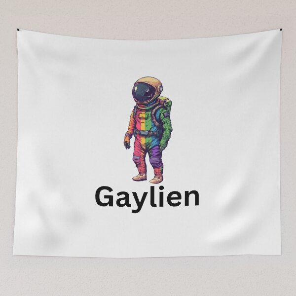 Item preview, Gaylien Rainbow Flag Design  designed and sold by Travelslightly.