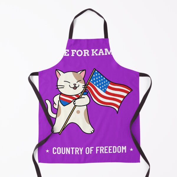 Item preview, "Patriotic Paws: Vote for Kamala, Country of Freedom!" designed and sold by WillMyVoteCount.