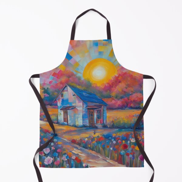 Item preview, Colorful cabin sunset designed and sold by FitEnvy.