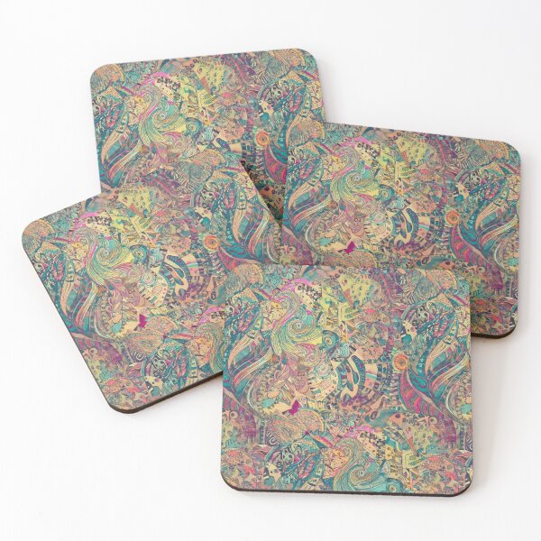 Item preview, Retro Hippie: Colorful Mosaic designed and sold by J Marielle Designs.
