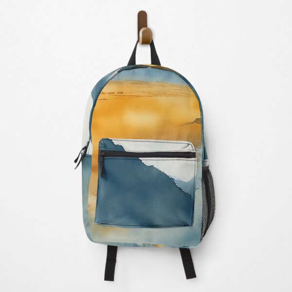 Item preview, Solitary Walk on the Beach - Reflective Coastal Scene designed and sold by solynneart.
