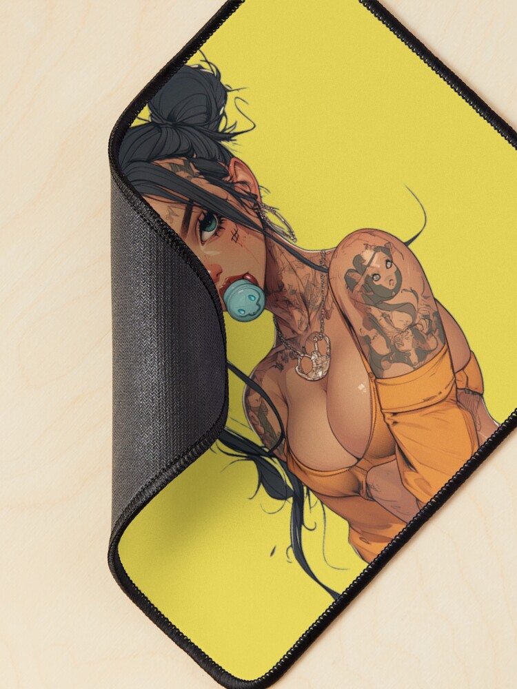 Thumbnail 2 of 5, Mouse Pad, Anime Pacifier designed and sold by CursedbyLilith.