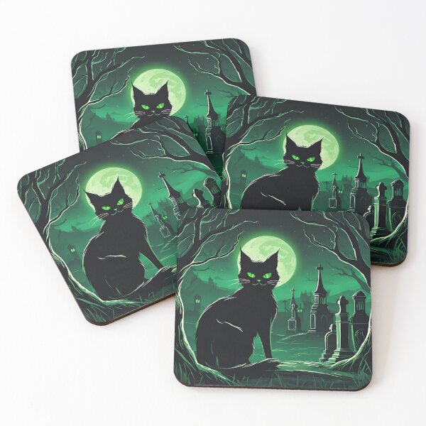 Item preview, Halloween Black Cat designed and sold by Break-It-In.
