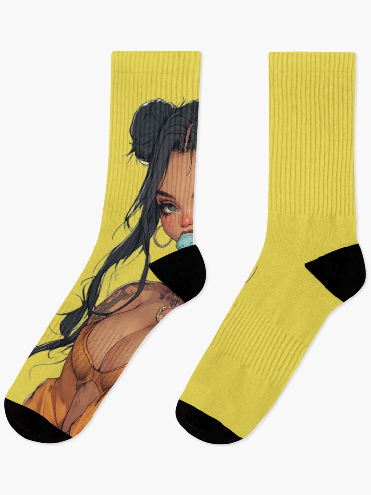 Thumbnail 1 of 5, Socks, Anime Pacifier designed and sold by CursedbyLilith.