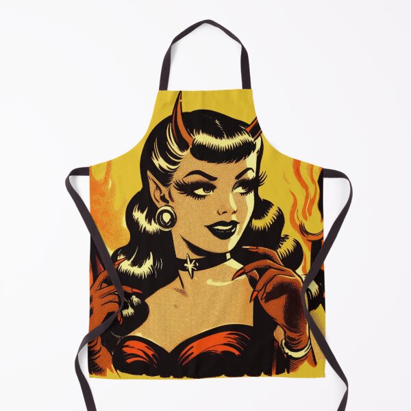 Item preview, Cute Devil Woman designed and sold by PulpVintage.