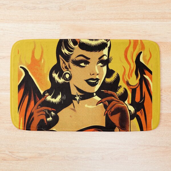 Item preview, Cute Devil Woman designed and sold by PulpVintage.