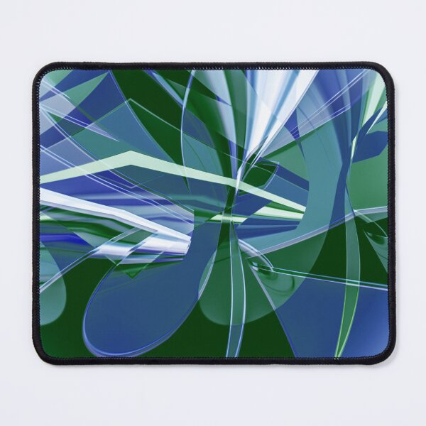 Item preview,  Dynamic Lucidity Abstract by Jenny Meehan Blue Green  designed and sold by Jenny Meehan Art Prints and Patterns  .