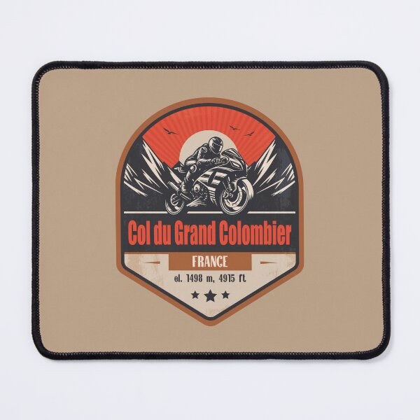 Item preview, Col du Grand Colombier France Motorcycling Mountain Design designed and sold by CynthiaGraphics.