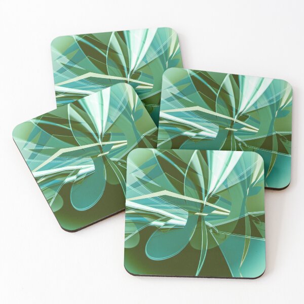 Item preview, Dynamic Lucidity Abstract by Jenny Meehan  Green  designed and sold by Jenny Meehan Art Prints and Patterns  .