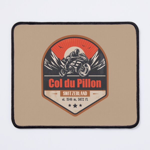 Item preview, Col du Pillon Switzerland Motorcycling Mountain Design designed and sold by CynthiaGraphics.