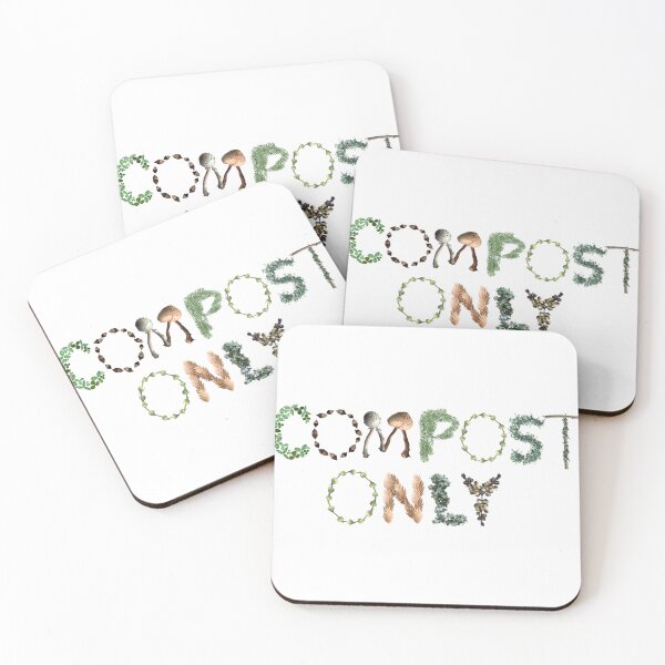 Item preview, Compost Only - Nature does it in the forest  designed and sold by EveryDayDabble.