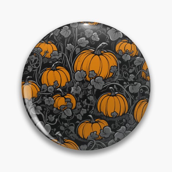 Item preview, Pumpkin Patch Pattern (Dark) designed and sold by Kootenay Eric.
