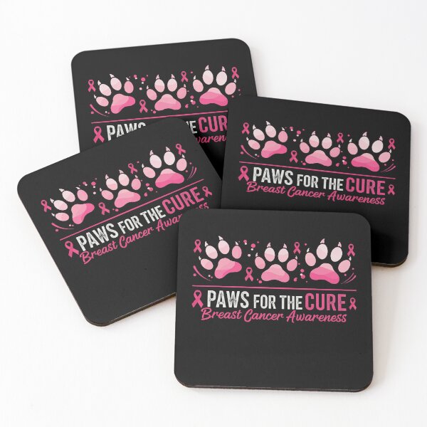Item preview, Paws For The Cure Pink Ribbon Breast Cancer designed and sold by studiopekepeke.