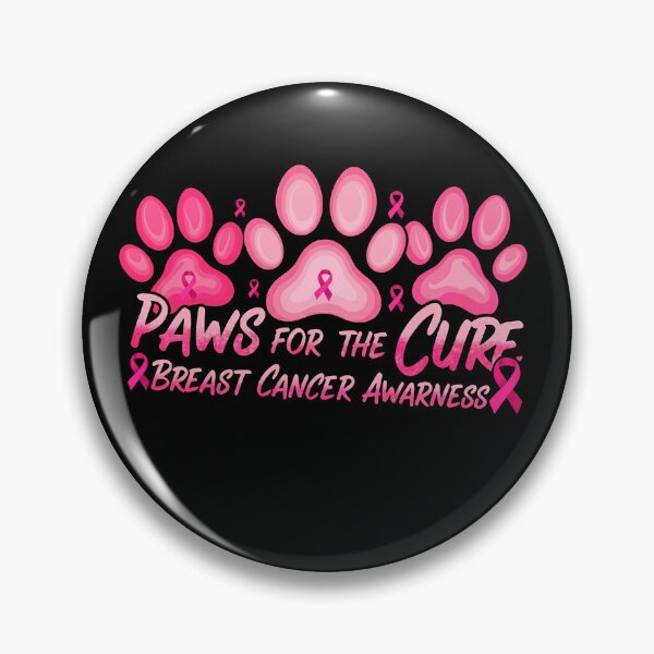Item preview, Paws For The Cure Pink Ribbon Breast Cancer designed and sold by studiopekepeke.