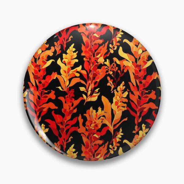 Item preview, A warm, sunset-inspired snapdragon pattern designed and sold by Tchoice.