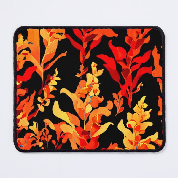 Item preview, A warm, sunset-inspired snapdragon pattern designed and sold by Tchoice.